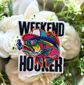 Weekend Hooker Iron on Patch