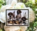 Trio Hunting Dogs Iron on Patch