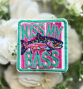 Kiss My Bass Iron on Patch