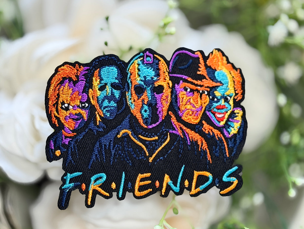 Horror Friends Iron on Patch