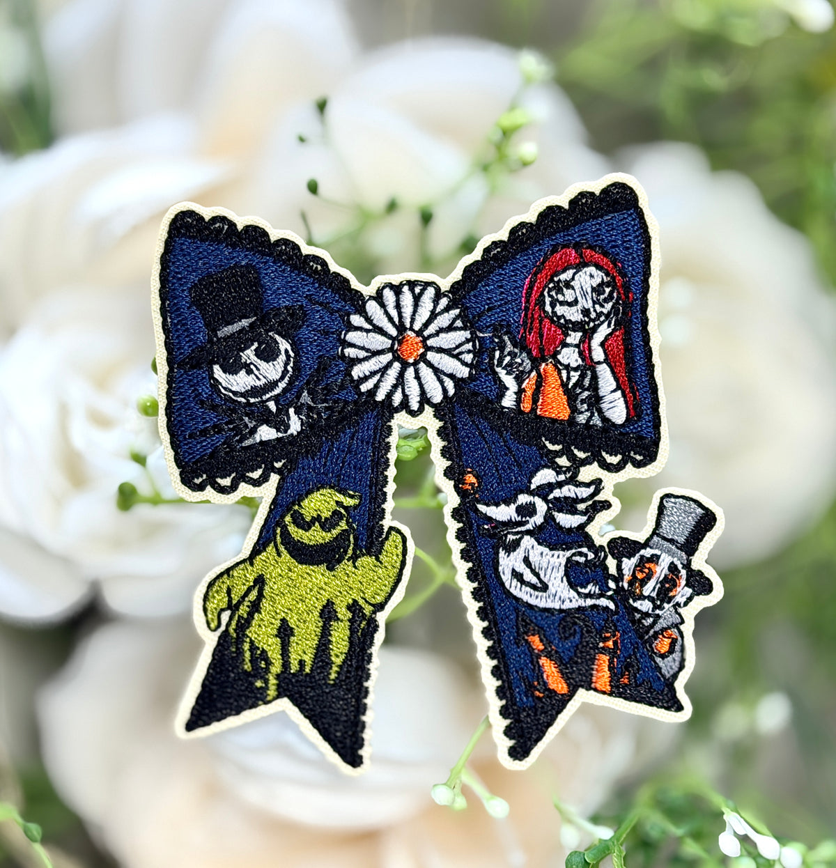 Horror Bow Iron on Patch