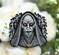 Creepy Nun Iron on Patch