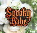 Spooky Babe Iron on Patch