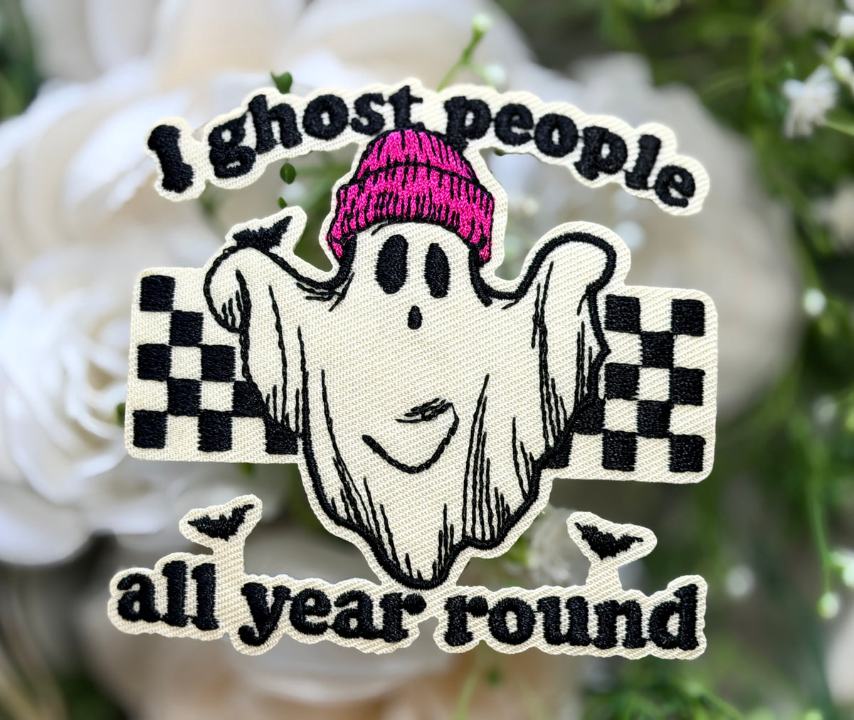 Ghost People Iron on Patch