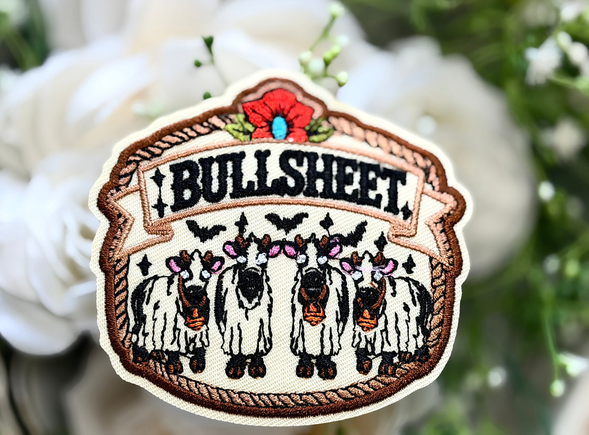 Bull Sheet Iron on Patch