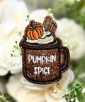 Pumpkin Spice Iron on Patch