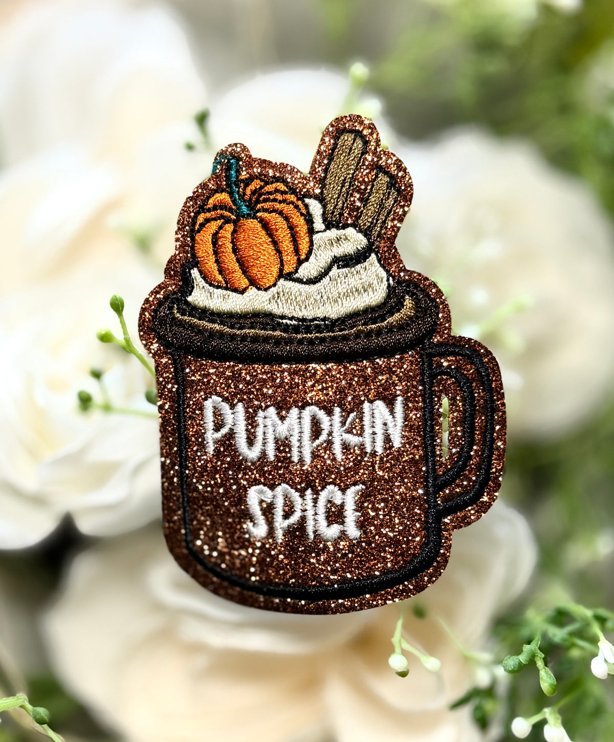 Pumpkin Spice Iron on Patch