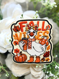 Fall Vibes Goose Iron on Patch