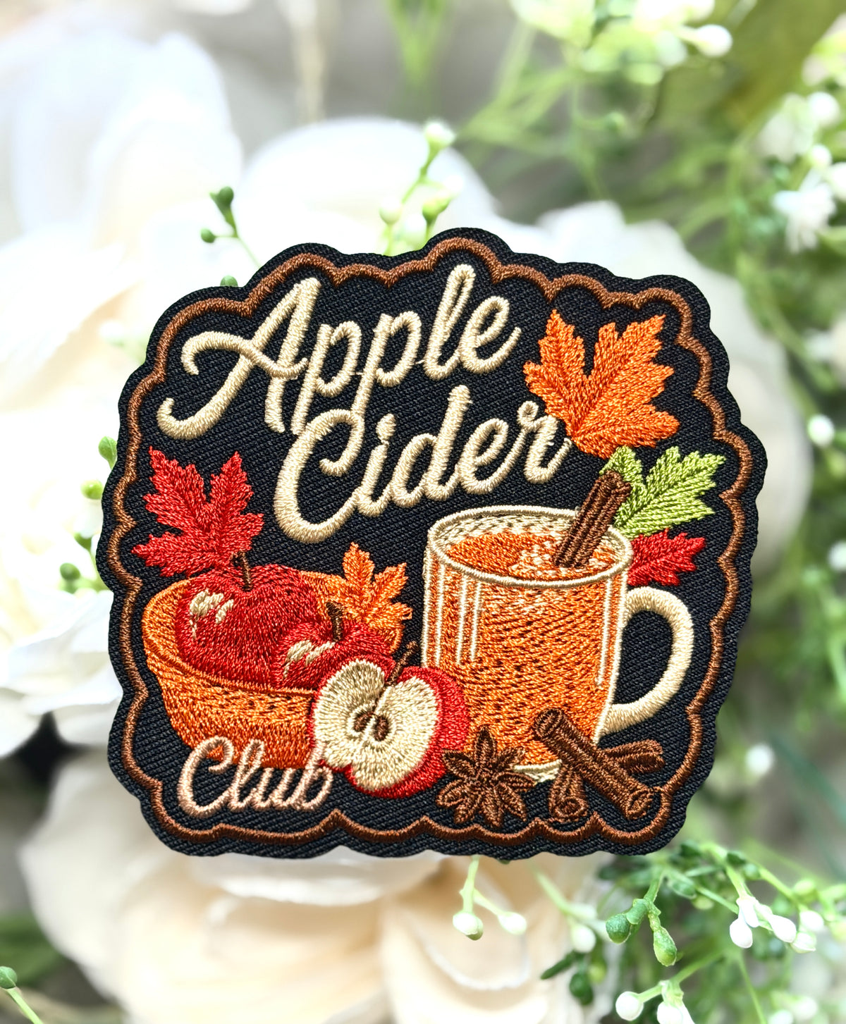 Apple Cider Club Iron on Patch
