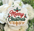 Misel Toe Merry Christmas Iron on Patch