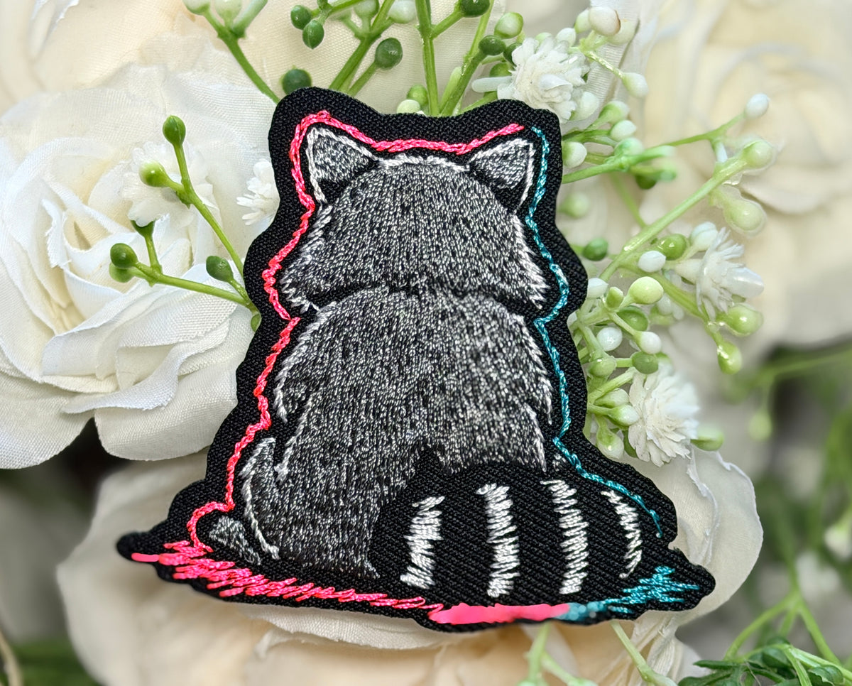Raccoon Iron on Patch