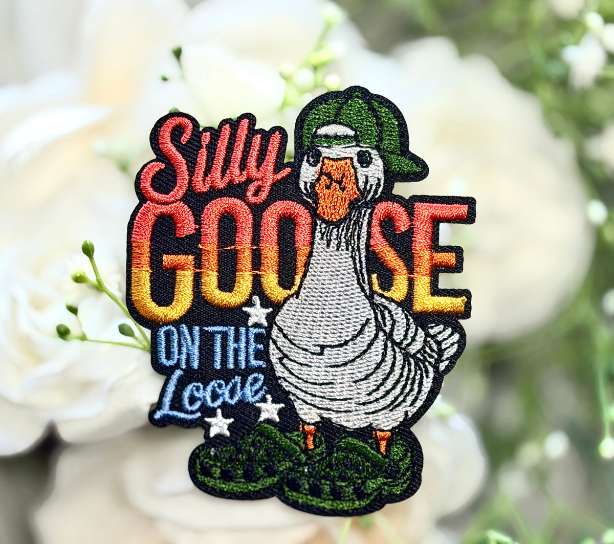 Silly Goose Iron on Patch