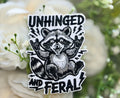 Unhinged & Feral Iron on Patch
