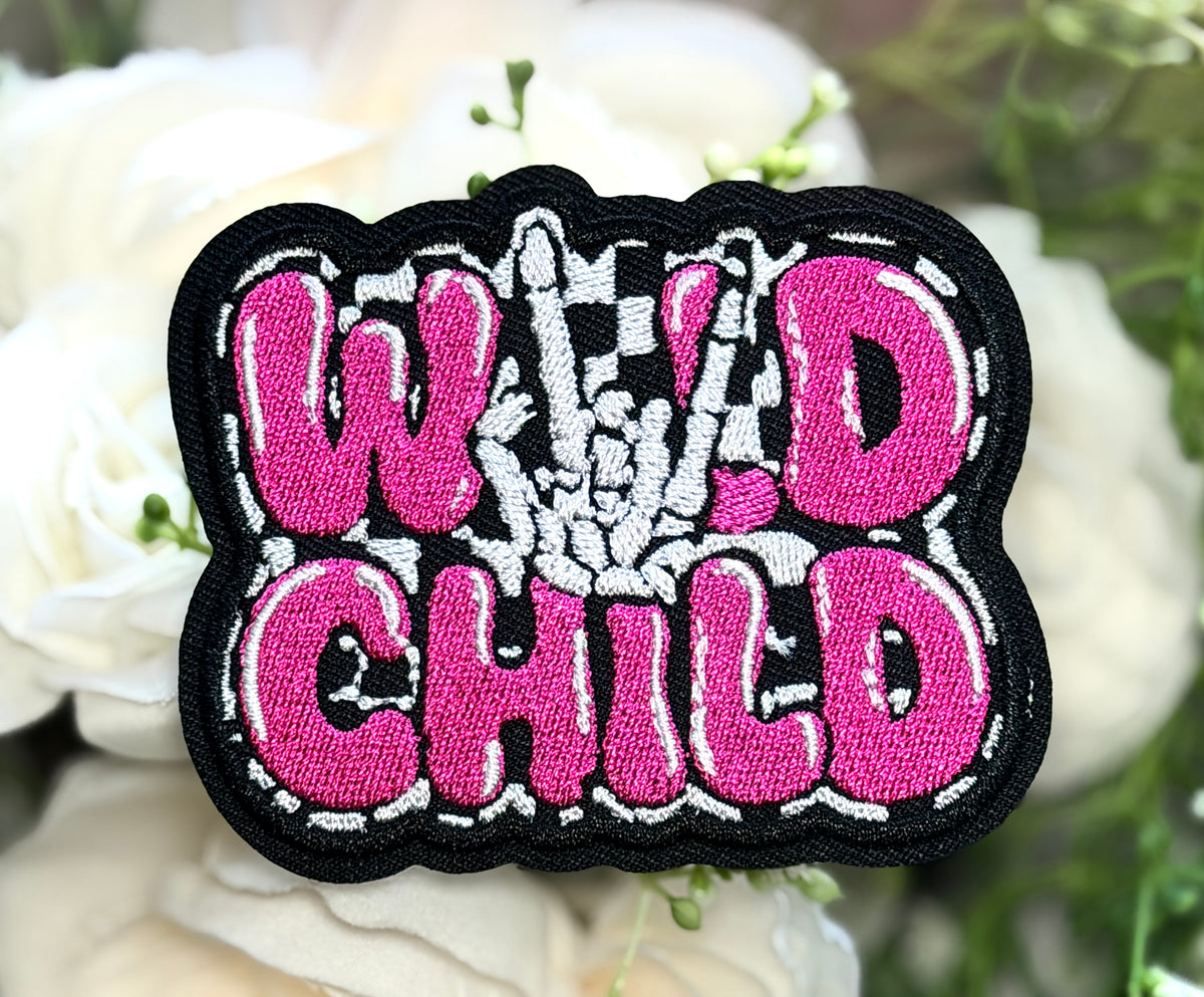 Wild Child Iron on Patch