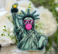 Liberty Blowing Bubbles Iron on Patch