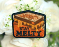 Stay Melty Grilled Cheese Iron on Patch