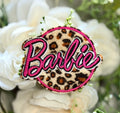 Barbie Leopard Iron on Patch