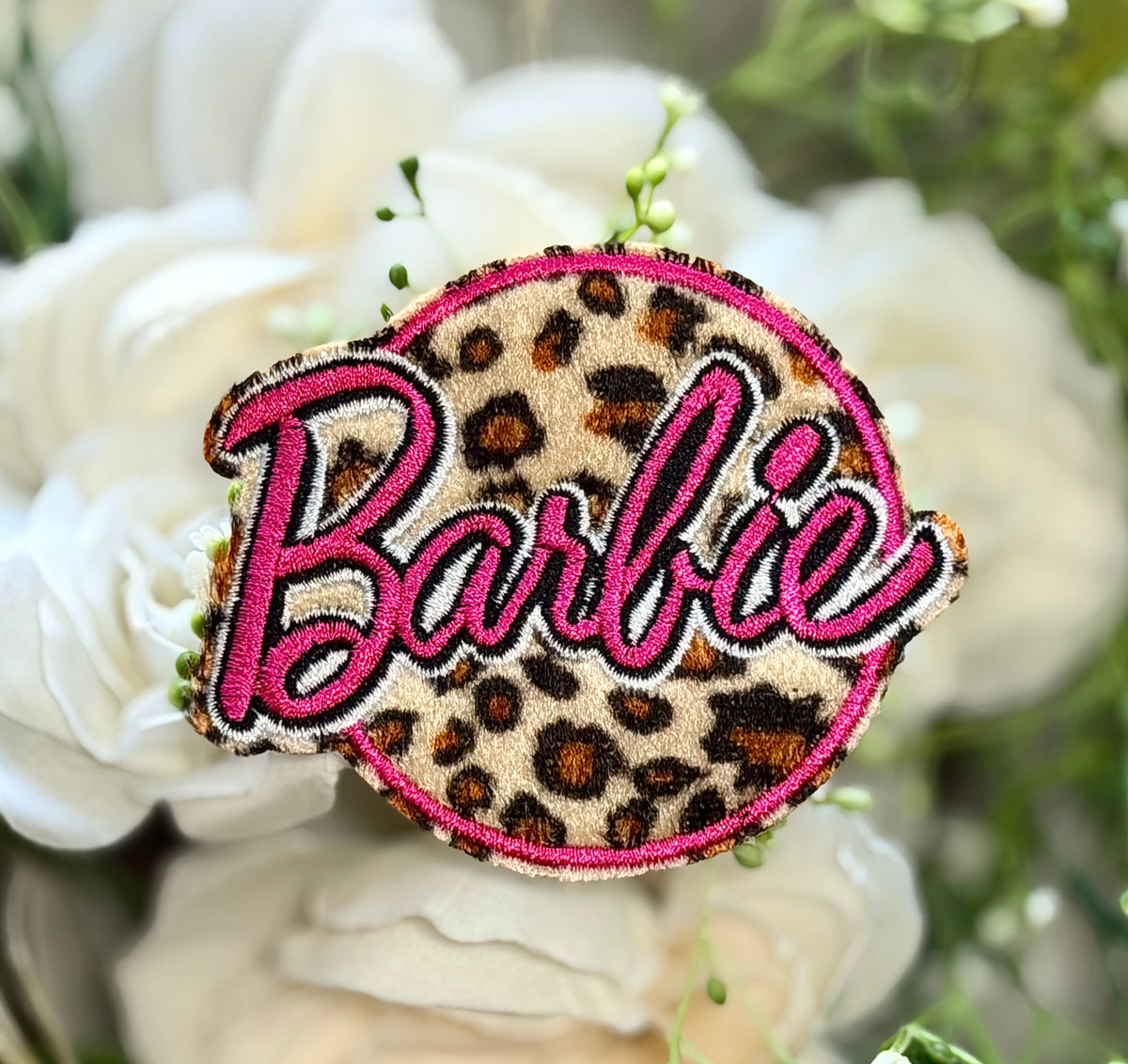 Barbie Leopard Iron on Patch