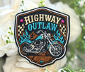 Highway Outlaw Iron on Patch