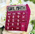 Girl Math Calculator Iron on Patch