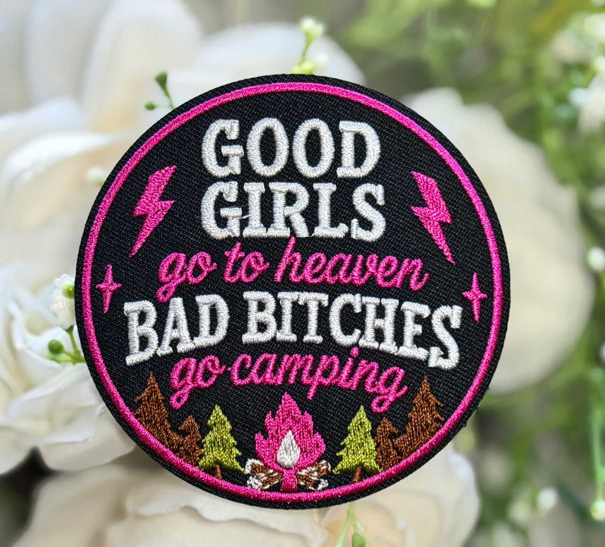 Good Girls Go to Heaven Iron on Patch