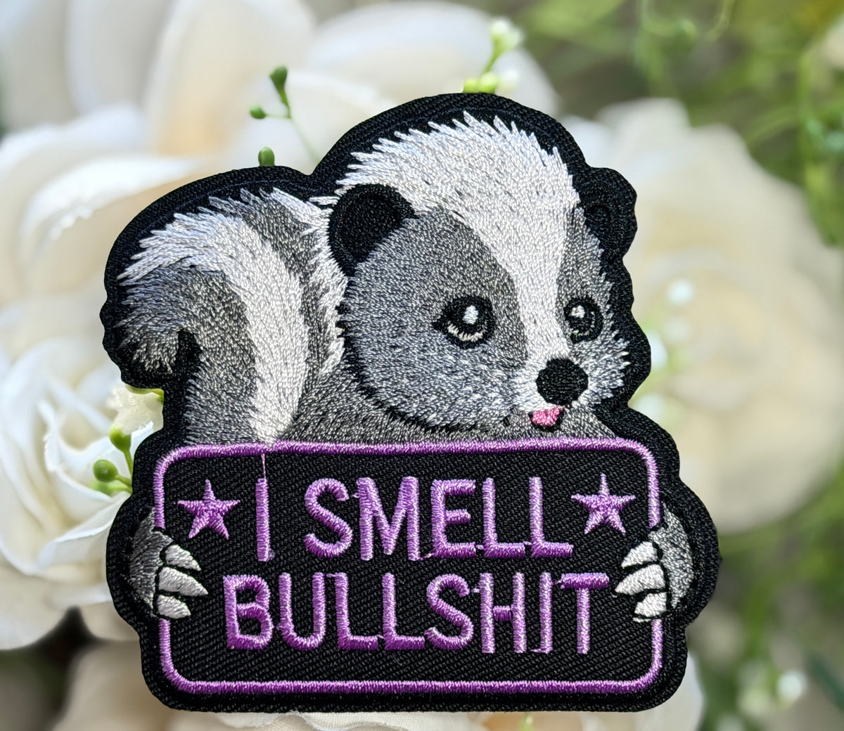 I Smell Bullsh*t Iron on Patch
