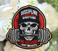 Discipline Builds Everything Iron on Patch