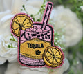 Pink Lemonade Tequila Iron on Patch