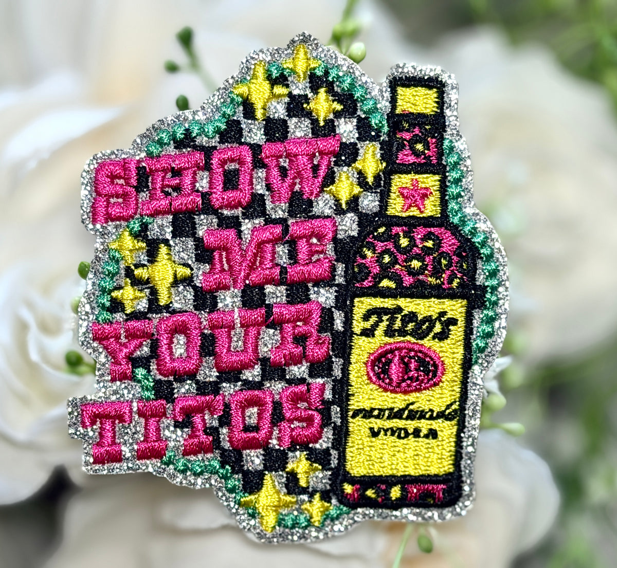 Titos Iron on Patch