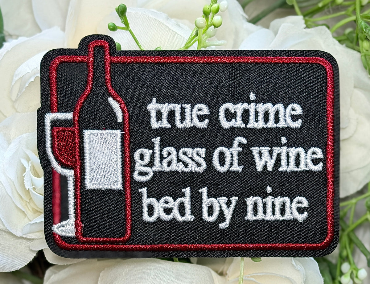 True Crime Glass of Wide and Bed by Nine Iron on Patch