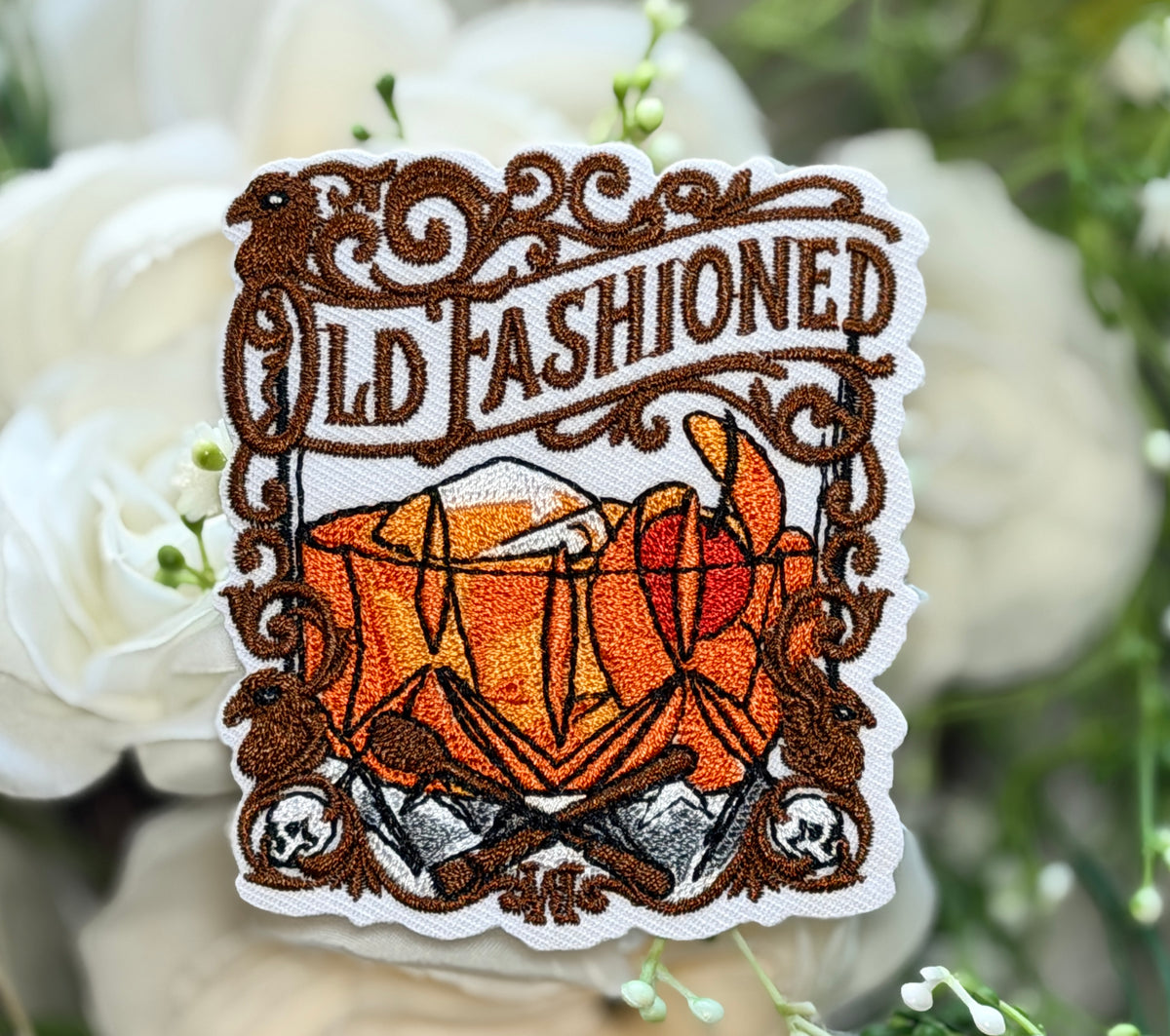 Old Fashion Iron on Patch