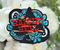 Raising H*ll 8 Ball Iron on Patch