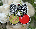 Red, Checkered, Camo Cherries Iron on Patch