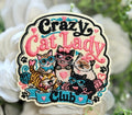 Crazy Cat Lady Iron on Patch