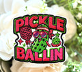 Pickle Ballin Iron on Patch