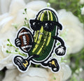 Football Pickle Iron on Patch