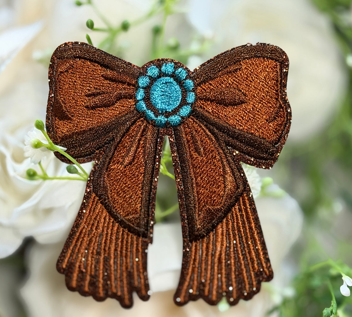 Fringe Western Bow Iron on Patch