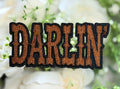 Darlin Brown Iron on Patch