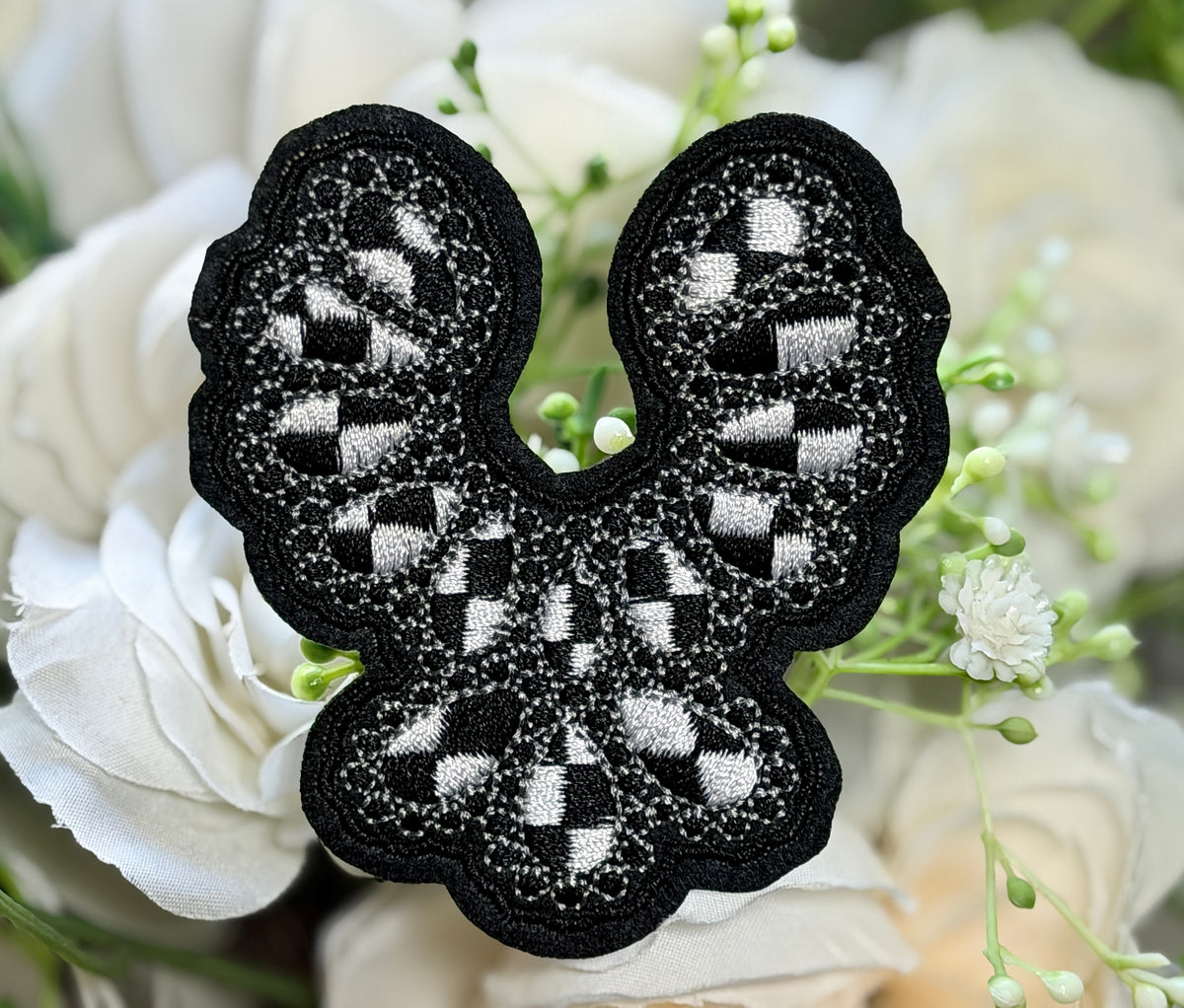 Black Checkered Horseshoe