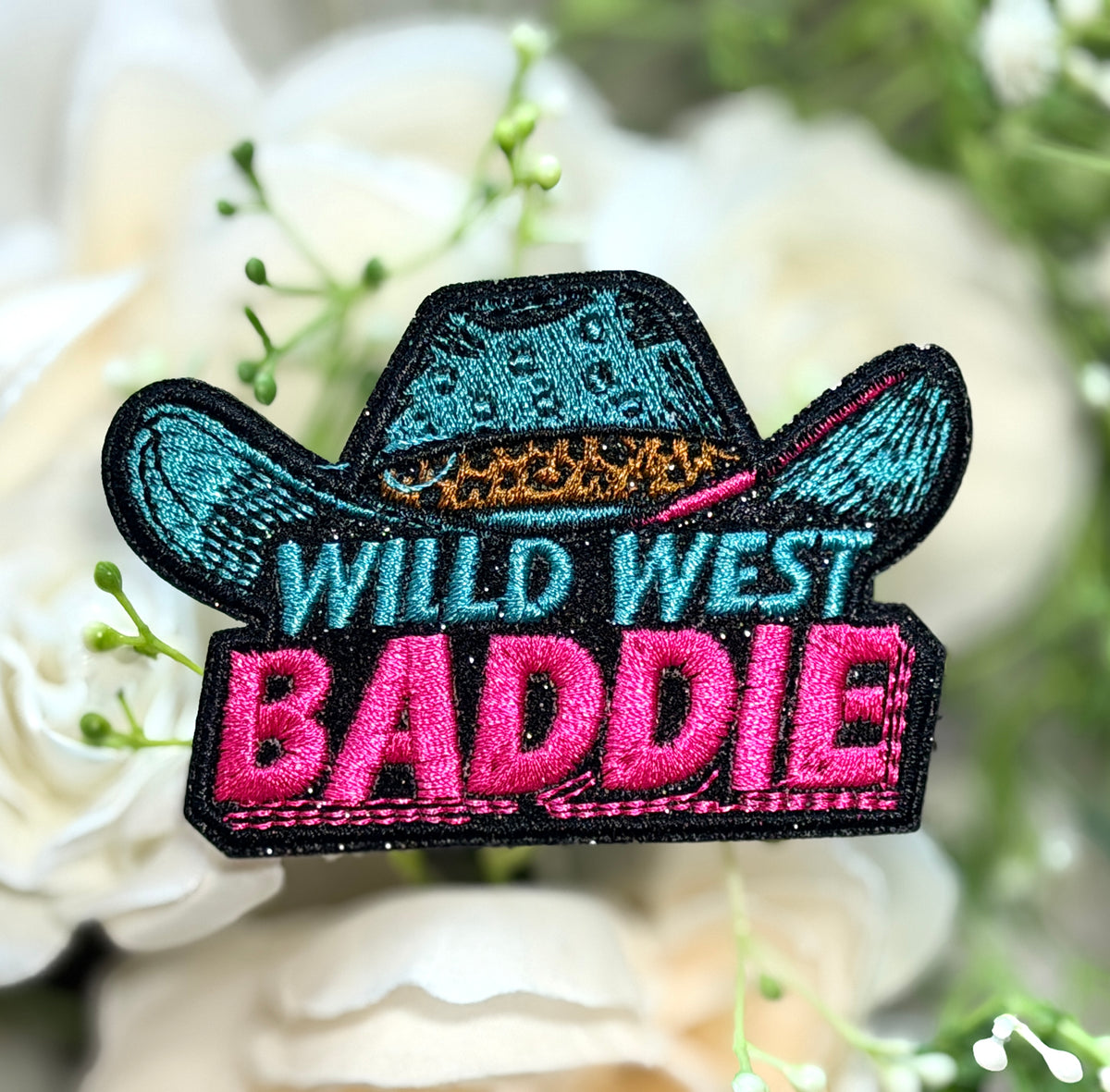Wild West Baddie Iron on Patch