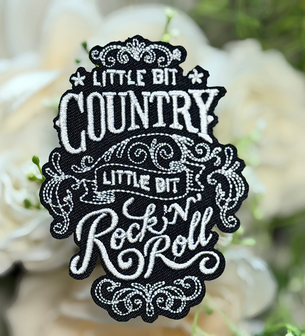 Little Bit Country Iron on Patch