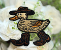 Cowboy Duck Iron on Patch