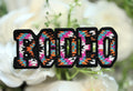 Rodeo Colorful Iron on Patch