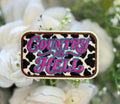 Country as Hell Cow Print Iron on Patch