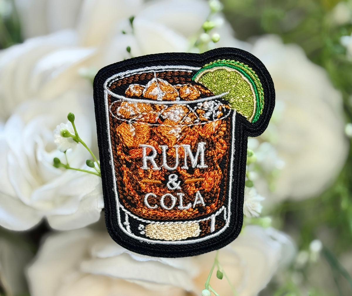 Rum & Cola Iron on Patch