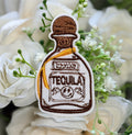 Tequila Brown Bottle Iron on Patch