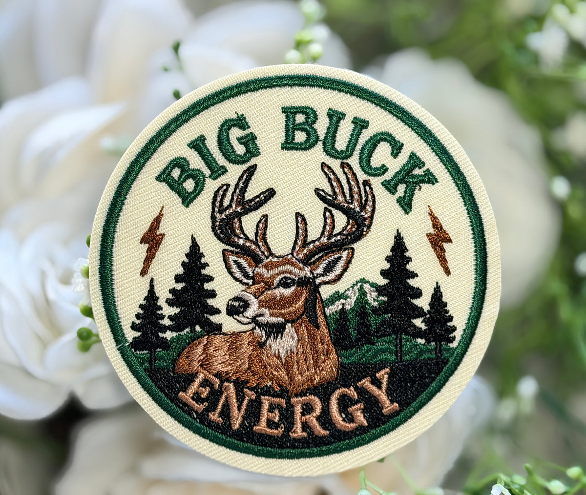 Big Buck Energy Iron on Patch