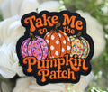 Take Me to the Pumpkin Patch Iron on Patch