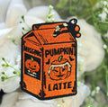 Pumpkin Spice Carton Iron on Patch