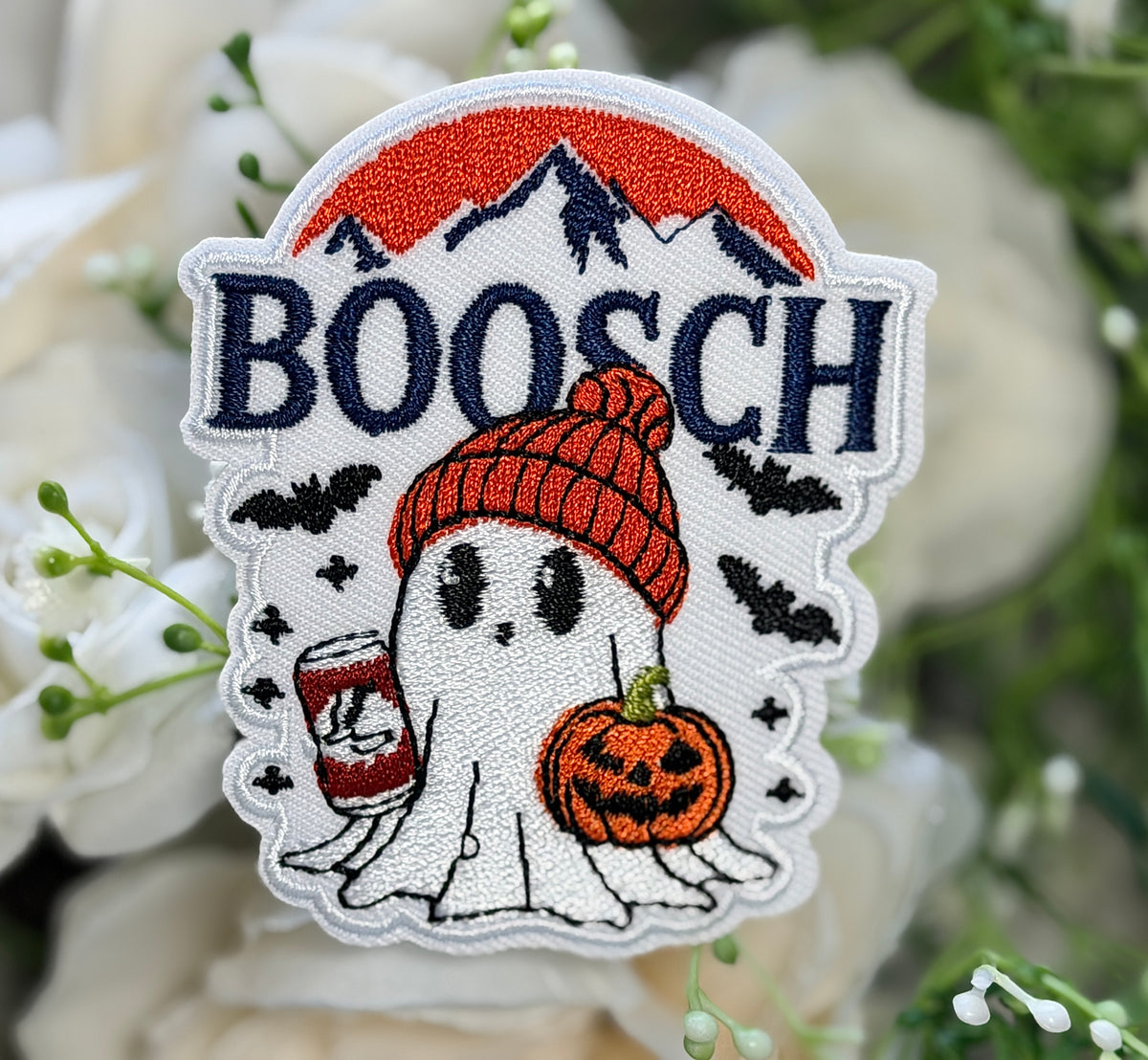 Boo Ghost Iron on Patch